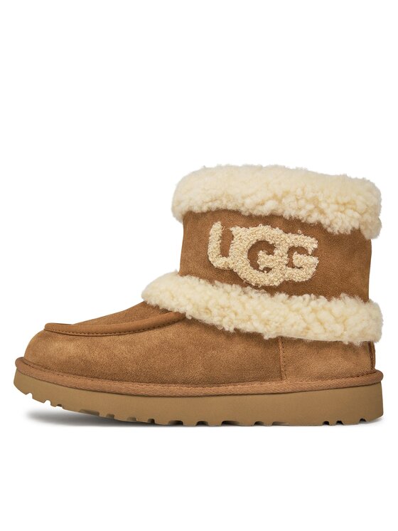 Ugg Stivali da neve W Ultra Mini Ugg Fluff 1145410 Marrone