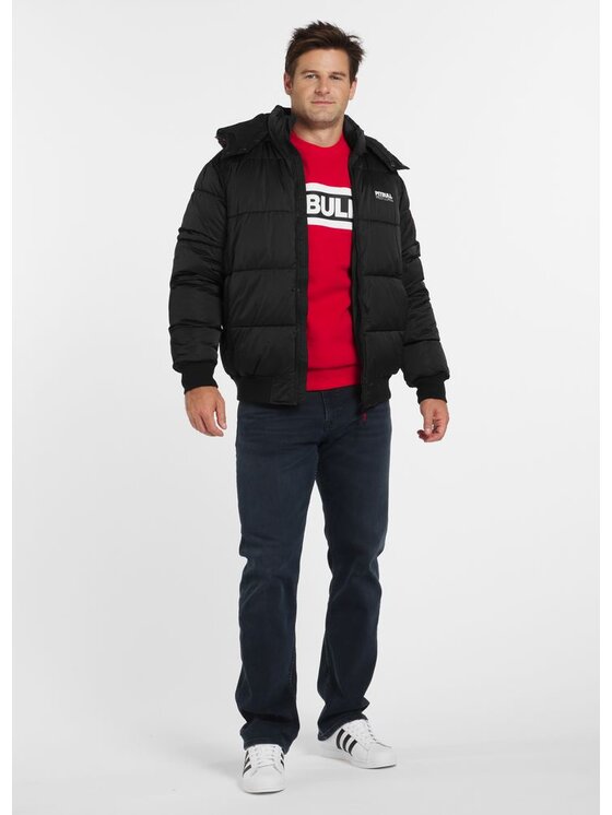 PITBULL PITBULL Kurtka zimowa Walpen II S Czarny Regular Fit
