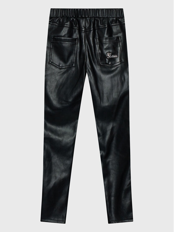 Guess Guess Leggings J3RB03 WE8D0 Crna Slim Fit