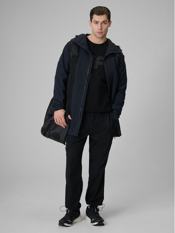 4F 4F Parka EVERYDAY ACTIVE Czarny Regular Fit