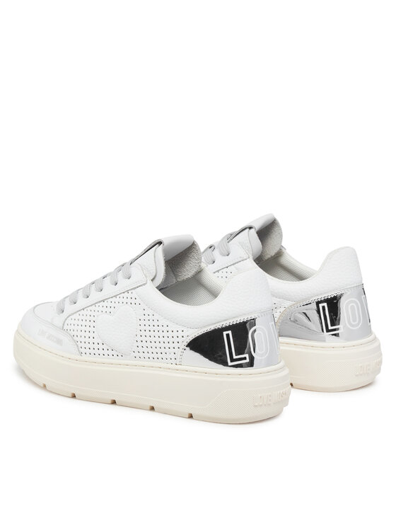 LOVE MOSCHINO LOVE MOSCHINO Sneakersy JA15274G1IJC410C Biały