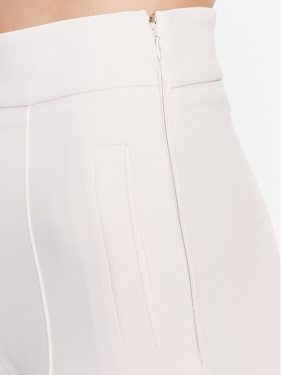Elisabetta Franchi Elisabetta Franchi Παντελόνι υφασμάτινο PA-054-31E2-V250 Εκρού Regular Fit