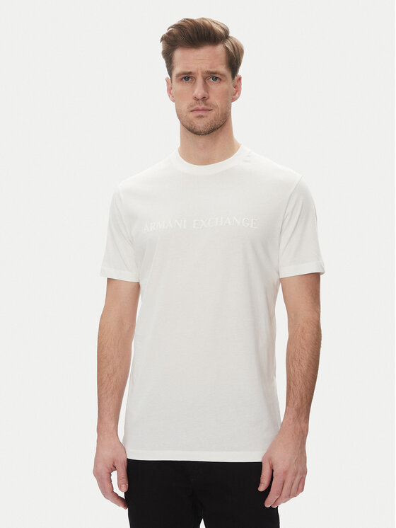 Armani Exchange Armani Exchange T-Shirt XM000554 AF10356 U0009 Biały Regular Fit