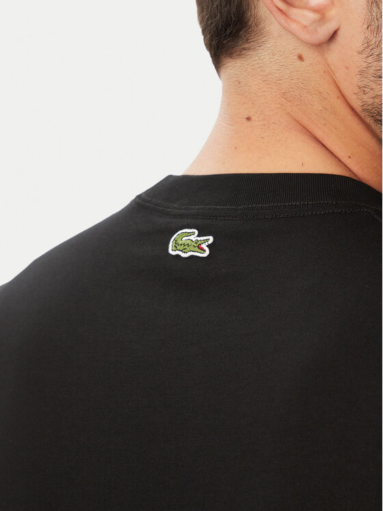 Lacoste Lacoste T-särk TH9990 Must Classic Fit