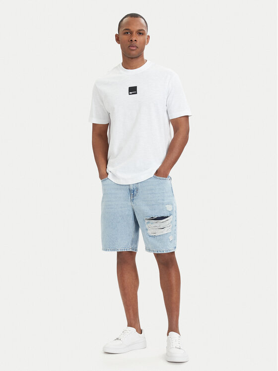 Karl Lagerfeld Jeans Karl Lagerfeld Jeans Szorty jeansowe B2M10139 Niebieski jasny Relaxed Fit