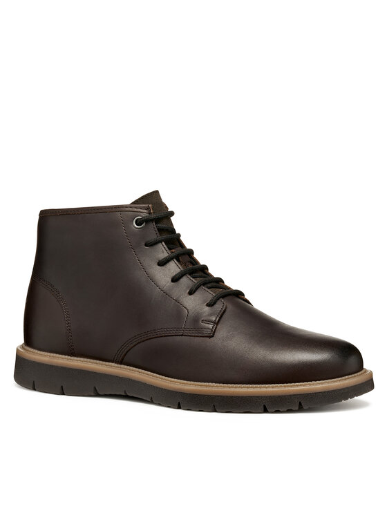 Geox Geox Kotníková obuv U Pove U56M7B 000FF C6006 Hnědá