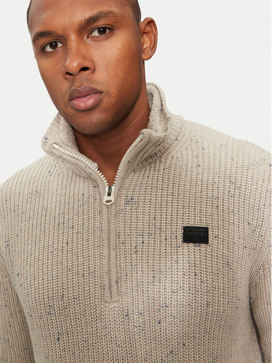G-Star Raw G-Star Raw Sweter D25123-D754 Beżowy Regular Fit