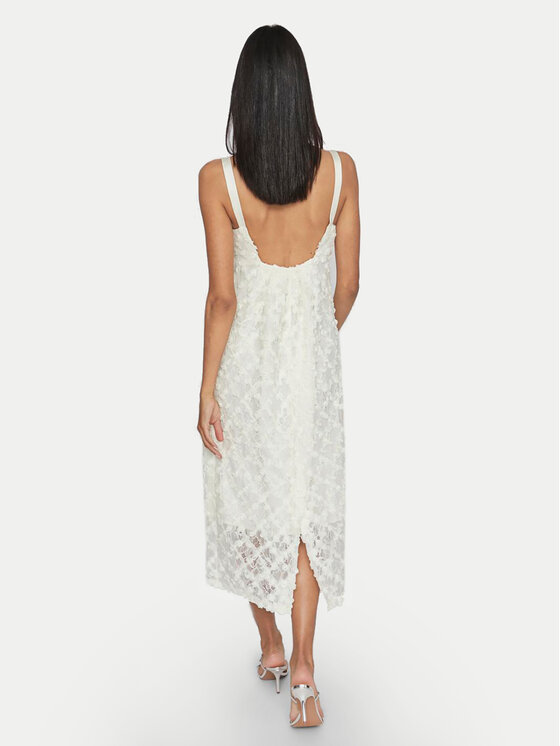 Vila Vila Коктейльна сукня Ea 14102226 Écru Regular Fit