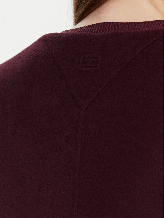 Tommy Hilfiger Tommy Hilfiger Prechodná bunda WW0WW47446 Bordová Regular Fit