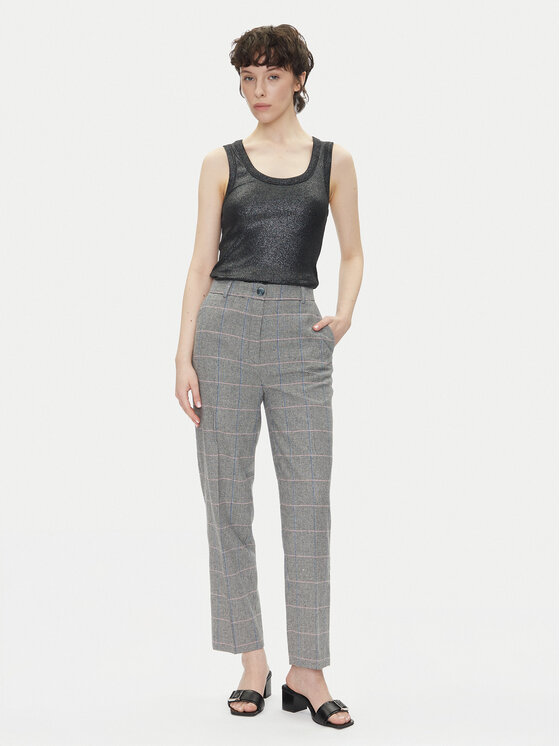Pepe Jeans Pepe Jeans Top Lacey PL505993 Czarny Slim Fit