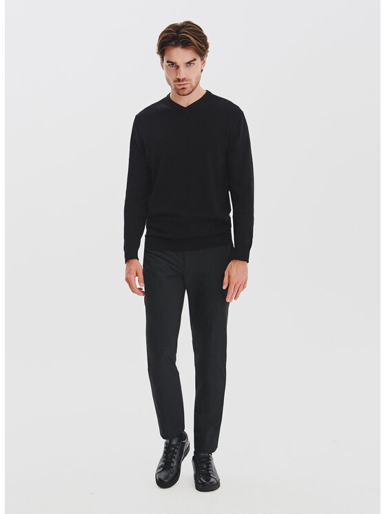 Pako Lorente Pako Lorente Sweter P25WB-2X-027 Czarny Classic Fit