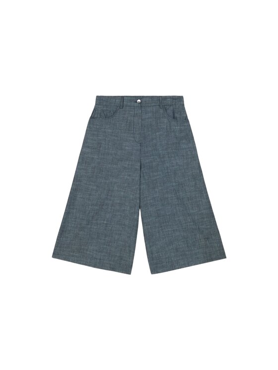 Oltre Oltre Pantaloncini P720R108605N034 Blu Baggy Fit