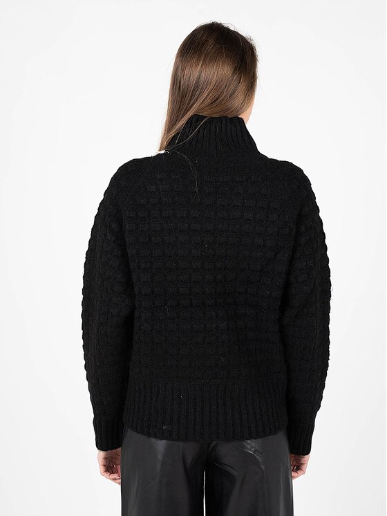 Silvian Heach Silvian Heach Πουλόβερ CVA22003LU Μαύρο Oversize