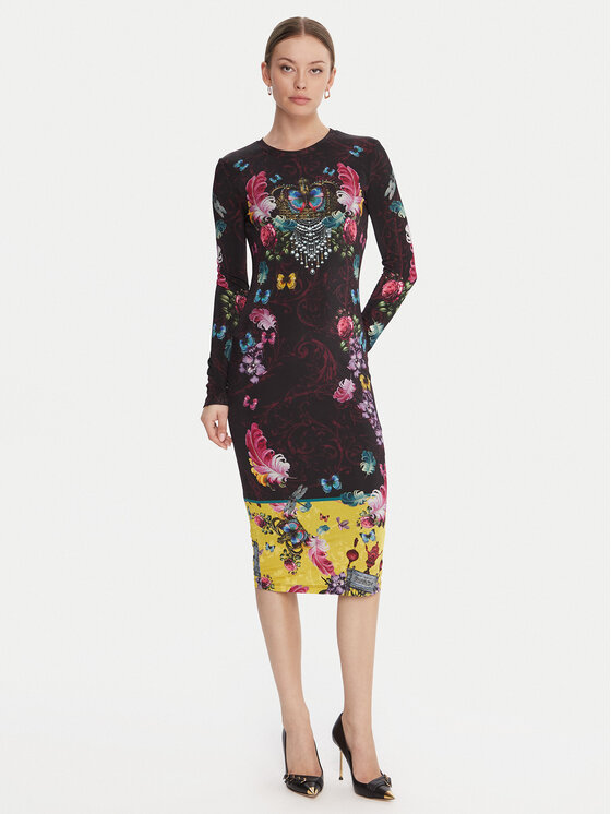 Versace Jeans Couture Versace Jeans Couture Igapäevane kleit 79HAO9P0 JS491 Must Slim Fit
