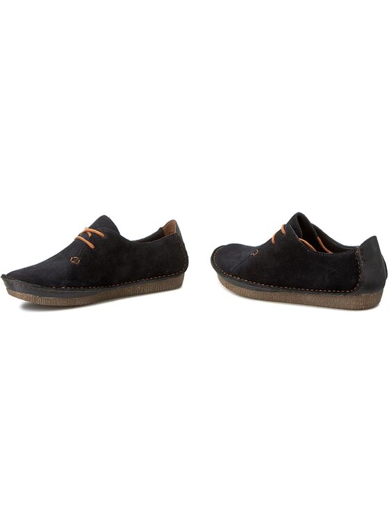 Clarks janey mae navy clearance