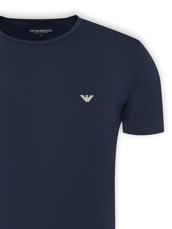Emporio Armani Underwear Emporio Armani Underwear 2er-Set T-Shirts EM000391 AF14132 MB143 Dunkelblau Regular Fit