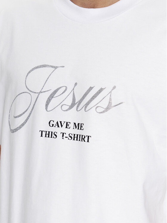 Yeezus white t shirt best sale