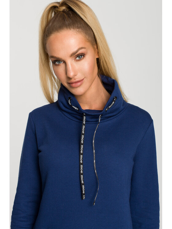 Made of Emotion Made of Emotion Každodenné šaty M688 Tmavomodrá Regular Fit