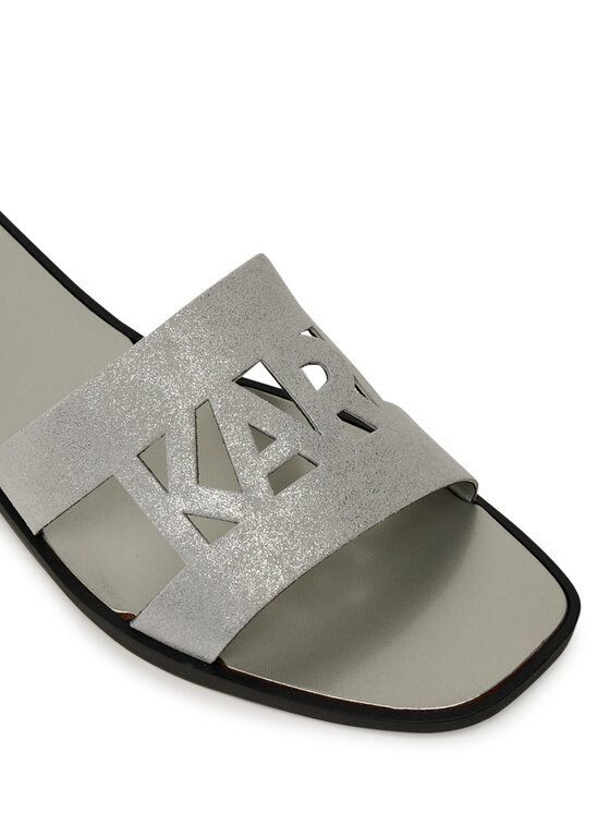KARL LAGERFELD KARL LAGERFELD Ciabatte Skoot II KL80402 Argento