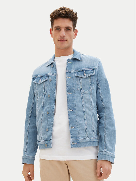 Tom Tailor Tom Tailor Kurtka jeansowa 1040165 Niebieski Regular Fit