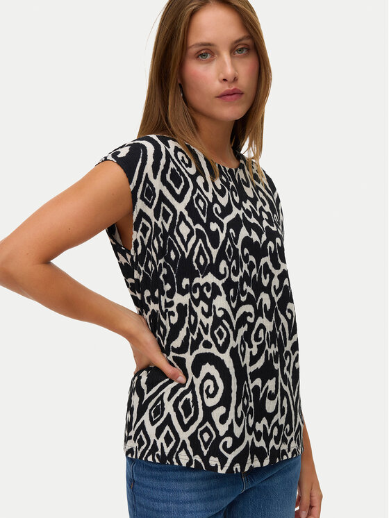 Vero Moda Vero Moda Blúzka Friga 10340830 Čierna Regular Fit