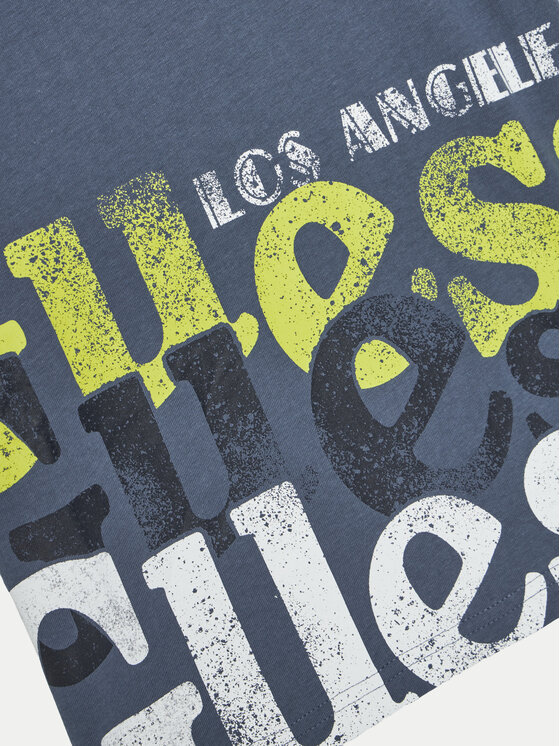 Guess Guess T-shirt L5RI12 K8HM4 Tamnoplava Regular Fit