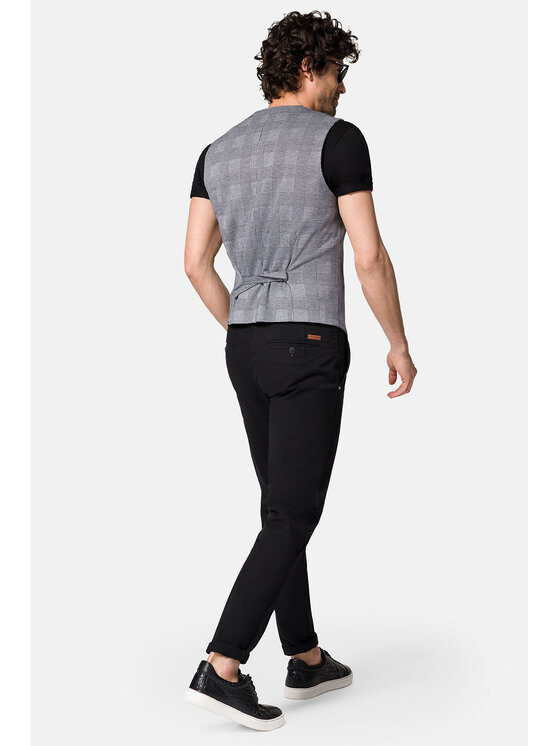 Lancerto Lancerto Kamizelka Belluno KA131123000003 Szary Slim Fit
