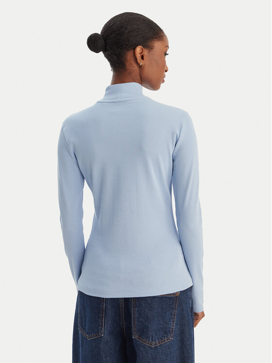 HUGO HUGO Rollkragenpullover Easy 50525318 Himmelblau Slim Fit