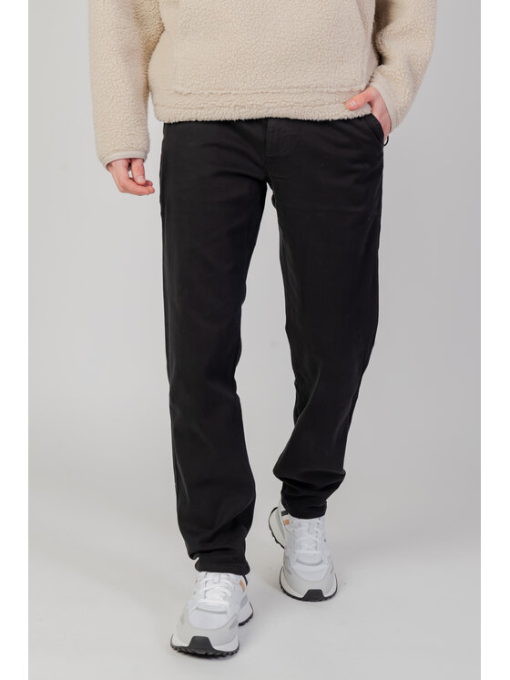 BOSS Boss Pantaloni chino q-roa-28459 Nero Regular Fit