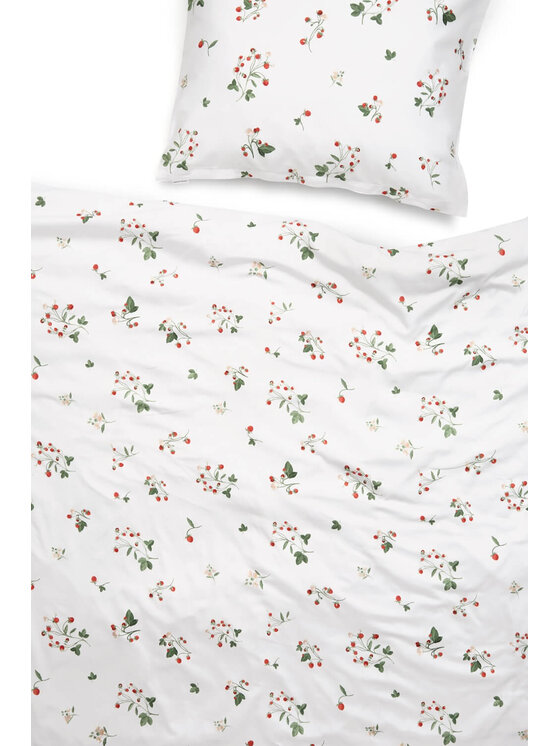 White pocket White pocket Komplet pościeli we wzory Biały