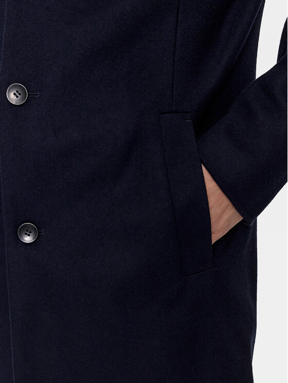 Calvin Klein Calvin Klein Vuneni kaput K10K110462 Tamnoplava Regular Fit