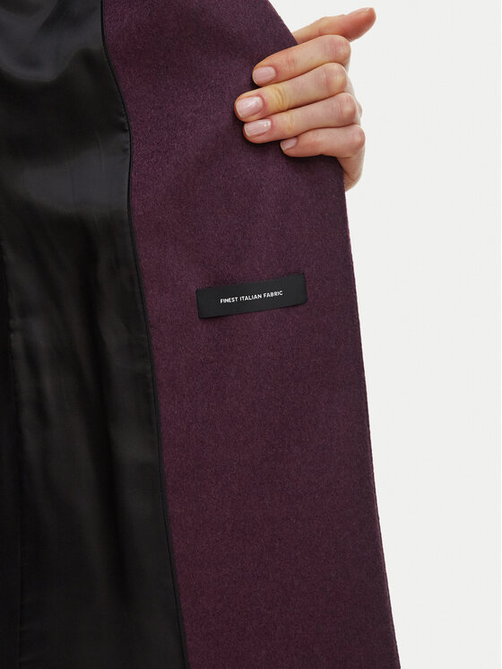 BOSS BOSS Cappotto di lana Classin1  50574982 Viola Regular Fit