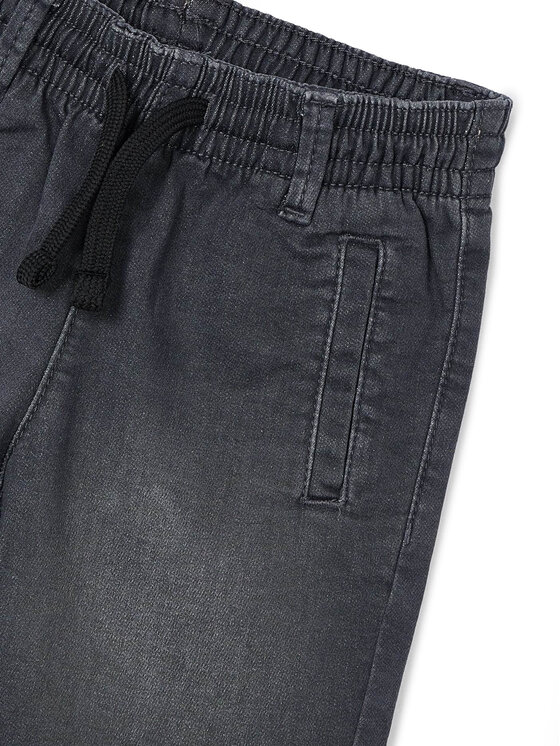 Mayoral Mayoral Pantaloni scurți de blugi 3222 Negru Regular Fit
