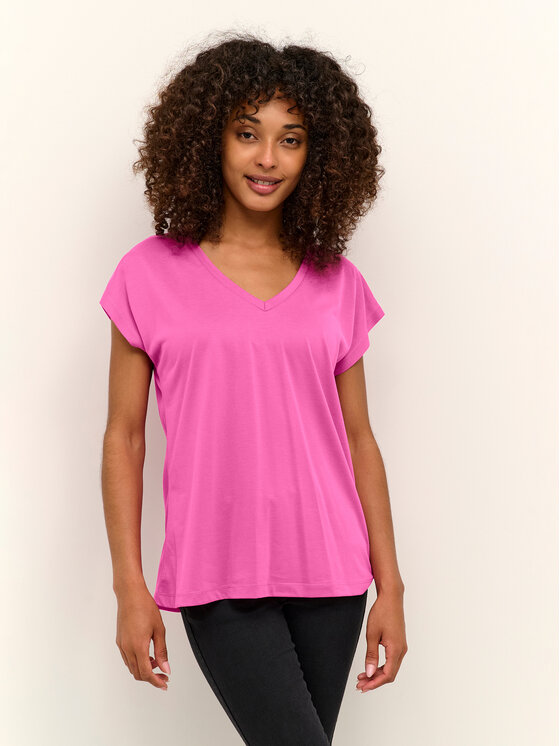 Kaffe Kaffe Футболка Kalise 10504040 Рожевий Regular Fit