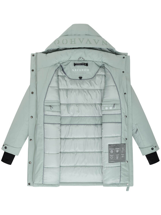 Navahoo Navahoo Kurtka zimowa Frostkuss Zielony Regular Fit