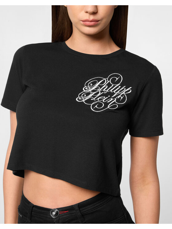 PHILIPP PLEIN PHILIPP PLEIN T-Shirt 27363 Czarny Skin Tight Fit