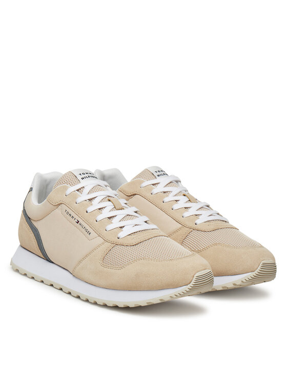 Tommy Hilfiger Tommy Hilfiger Laisvalaikio batai New Eva Runner Summer Nylon Pop FM0FM05427 Smėlio