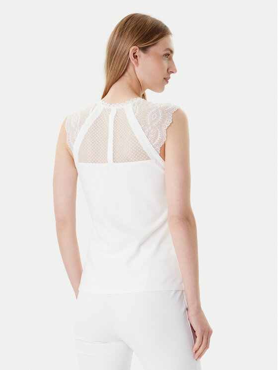 Morgan Morgan Bluse 252-DEMYL Weiß Regular Fit