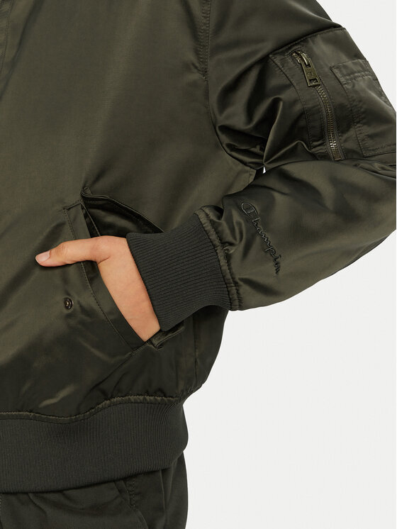 Champion Champion Μπόμπερ μπουφάν 117578 Πράσινο Custom Fit