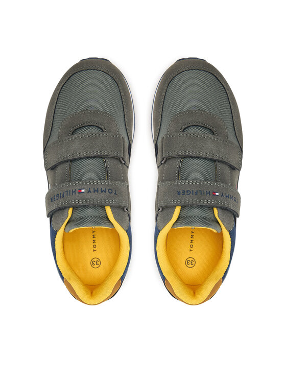 Tommy Hilfiger Tommy Hilfiger Sneakers Low Cut Velcro Sneaker T1X9-35253-1960 S Grün
