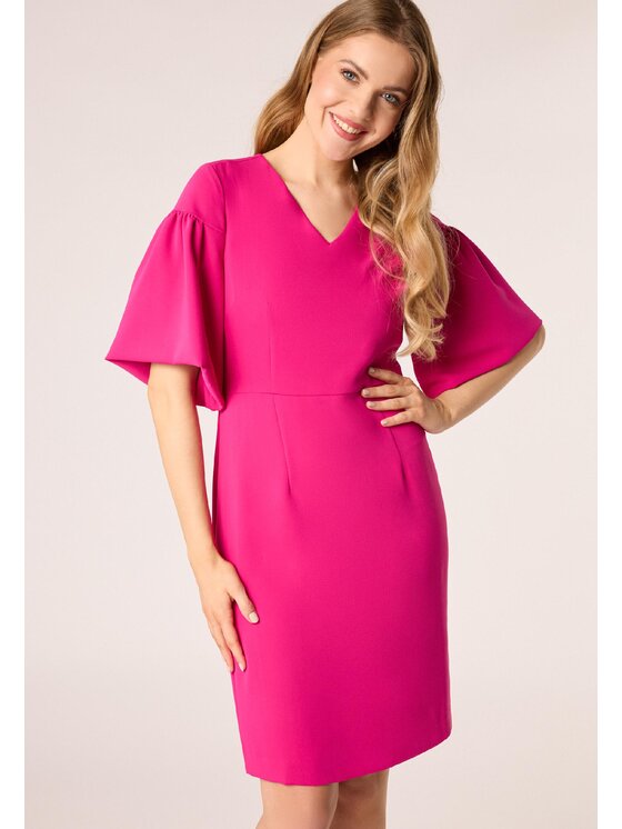QUIOSQUE QUIOSQUE Každodenní šaty QUIOSQUE 4UC024501 Růžová Regular Fit