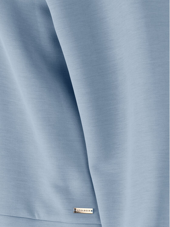 Athlecia Athlecia Džemperis ar kapuci Jillnana W Balloon Sleeve Sweat EA223322 Zils Regular Fit