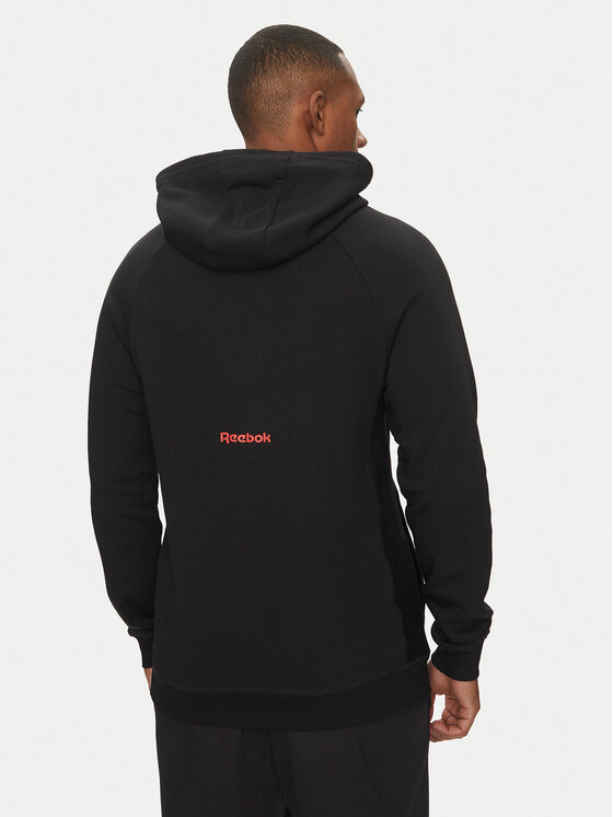 Reebok Reebok Bluză 100214852 Negru Regular Fit