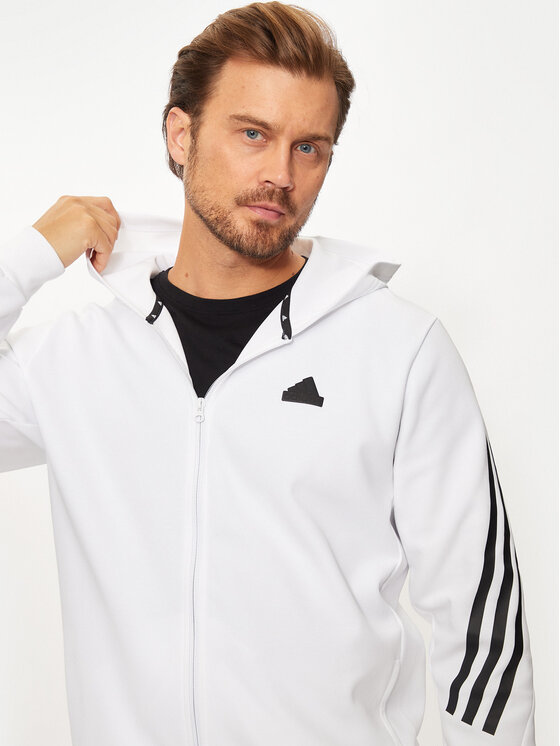 adidas adidas Felpa Future Icons 3-Stripes JJ4158 Bianco Regular Fit