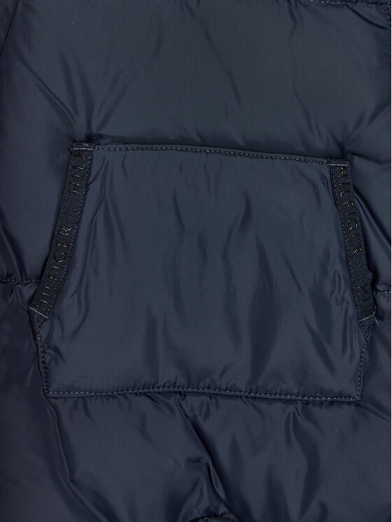 Tommy Hilfiger Tommy Hilfiger Kombinezon zimowy KN0KN01908 Granatowy Regular Fit