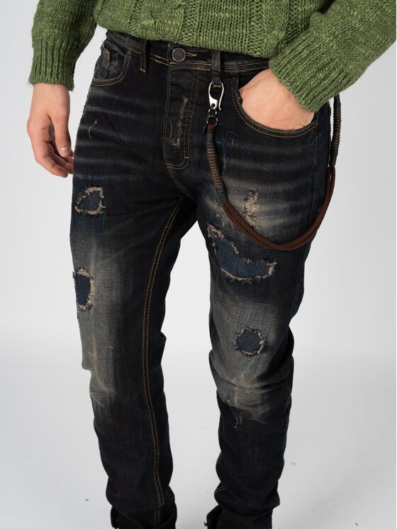 Xagon Xagon Jeansy A23032UMR204 Czarny Slim Fit