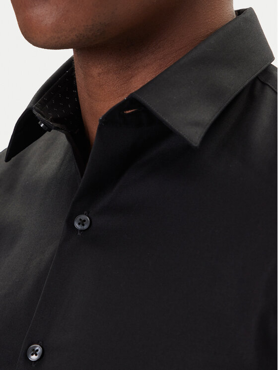 Calvin Klein Calvin Klein Риза LV019EU053 Черен Slim Fit