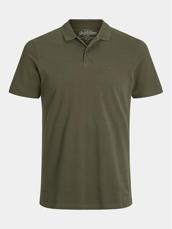 Jack & Jones Jack & Jones Polo Basic 12136516 Zielony Slim Fit