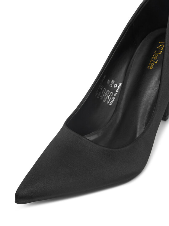 DeeZee DeeZee Pantofi cu toc subțire HD230755 Negru