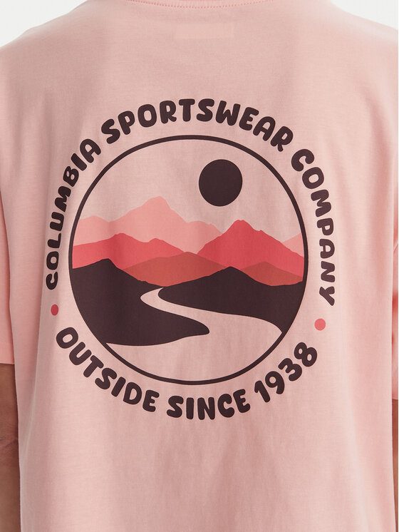 Columbia Columbia T-shirt Rolling Bend™ 2120031 Ružičasta Oversize